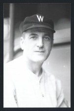 JOE JUDGE Real Photo Postcard RPPC 1929-32 Washington Senators George Burke 