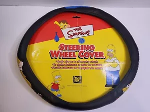 The Simpsons Steering Wheel Cover PlastiColor 2002 New, CHECK CONDITIONS - Foto 1 di 7
