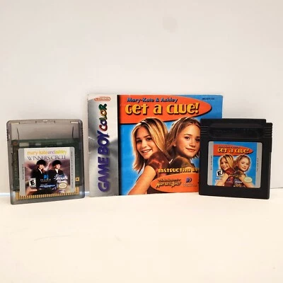 Mary-Kate & Ashley Get a Clue & Winners Circle Nintendo Game Boy Color Lote de 2 Foto 1 de 4