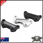 Motorcycle CNC Handlebar Risers Top Cover Clamp For Harley Touring Street Glide