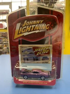 JOHNNY LIGHTNING '69 DODGE CHARGER JOHNNY RETRO R3 “PURPLE“ LIMITED "NEW" - Picture 1 of 7