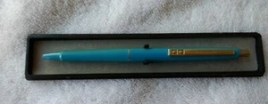 Vintage Paper Mate Malibu Ballpoint Pen Blue & Chrome Trim Retractable. - Picture 1 of 5