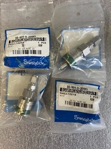 SWAGELOK SS-QC4-D-200K3 Schnellkupplung für 1/8" Rohr mit grünem Schlüssel Außenseite - Bild 1 von 1