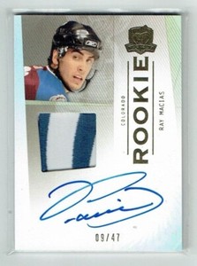 09-10 UD Upper Deck The Cup  Ray Macias  /47  Gold Spectrum  Rookie  Patch  Auto
