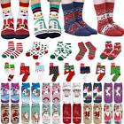 Female Mens Womens Kids Christmas Socks Xmas Gifts Winter Funny Soft Santa Sock↑