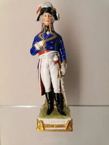 Scheibe-Alsbach, figura de porcelana RDA general mariscal "Kellermann" oro - Imagen 1 de 13