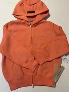 Essentials FOG kids Full Zip Hoodie Size 6/7 Coral NWT SOLD OUT!! Authentic  - Picture 1 of 12