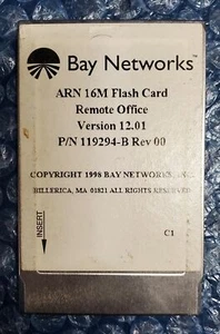 Bay Networks ARN 16M Flash Card Remote Office Verision 12.01 119294-B - Picture 1 of 2