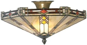 Tiffany Deckenleuchte Ø 40x23 cm lila - Bild 1 von 1