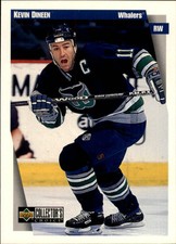 1997-98 Collector's Choice Whalers Hockey Card #109 Kevin Dineen