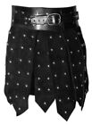 Halloween Medieval Viking Knight waist Armor Leather black Corset Belt Costume