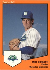 1989 Waterloo Diamonds ProCards #1793 Mike Borgatti