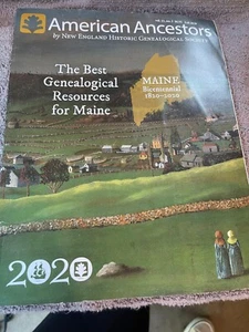 American Ancestors ~ New England Historic Genealogical Society ~ Fall 2020 - Foto 1 di 2