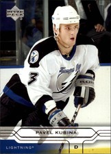 2004-05 Upper Deck Lightning Hockey Card #159 Pavel Kubina