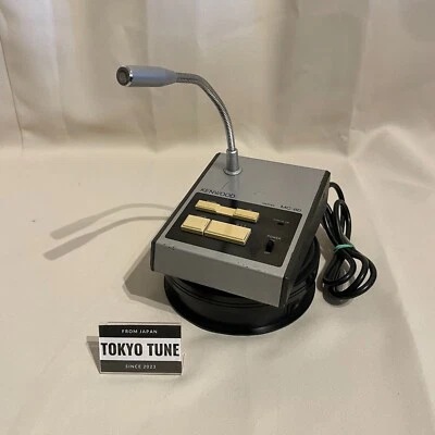 KENWOOD MC-80 8-poliger Ständer Tischmikrofon Amateur Amateurfunk funktioniert - Bild 1 von 4