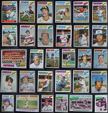 1977 Topps Baseball Cards Complete Your Set U You Pick From List 221-440