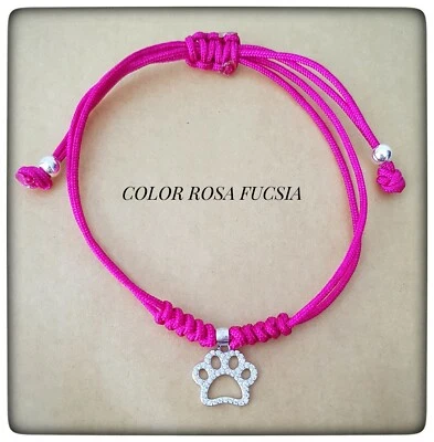 HUELLA DE PERRITO PULSERA PLATA DE LEY BRACELET OF DOG IN SILVER HUELLA PERRO - Imagen 1 de 4