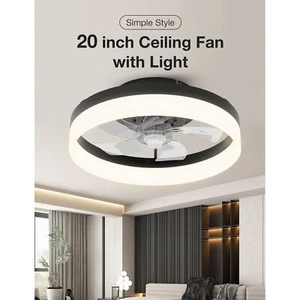 20inch Ceilng Fan With Light and Remote Control - Picture 1 of 7