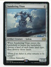 Magic The Gathering MTG Double Masters Card #292 Sundering Titan
