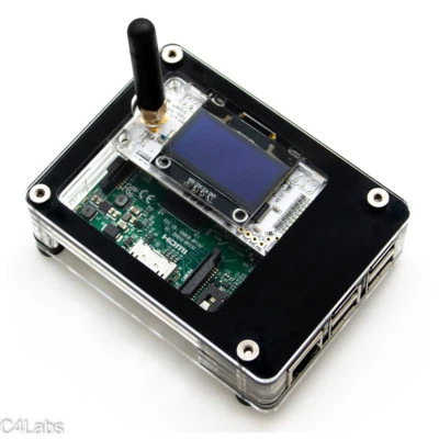 Funda ZRPi-1AS para Raspberry Pi4 y ZUMspot con OLED de 1,3′′ conectado Foto 1 de 4