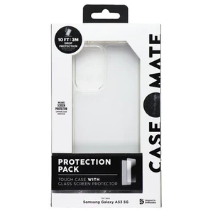 Case Mate Protection Pack for Samsung Galaxy A53 5G - Tough Case + Glass - Clear - Picture 1 of 3