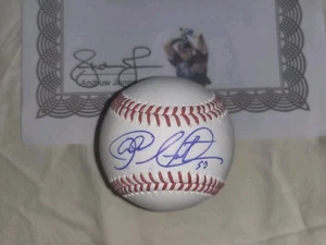 Autógrafo de Charlie Morton Atlanta Braves Grandes Ligas de Béisbol Andruw Jones Loa - Imagen 1 de 2