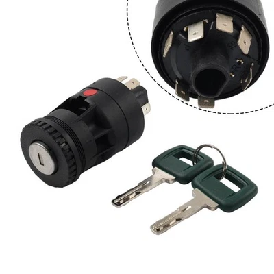 Ignition Switch W/2 Keys 15082295 11039211 11007281 ForVolvoL120A35A20 - Image 1 of 4