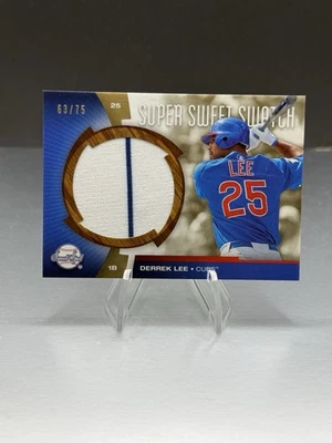 2006 Upper Deck Super Sweet Swatche Derrek Lee #SW-DL /75 SP 小熊队比赛穿用 — 第 1/3 张图片