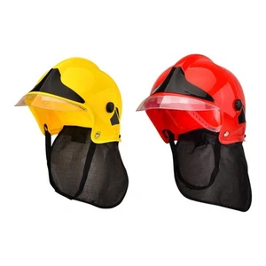 Firefighter Party Helmet Costume Role Play Firefighter Hat Costume for Kids - Picture 1 of 12