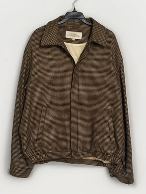 VTG MINT PETER MILLAR L CASHMERE CLASSIC GOLF BEIGE BLACK MENS JACKET HIGH-END - Image 1 of 4