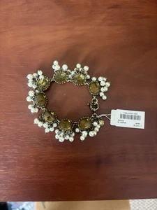 Neu mit Etikett JCREW Perlen Kristall Armband - Bild 1 von 3