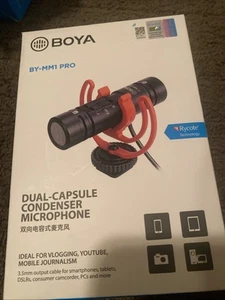 BOYA BY-MM1 Pro Dual-Capsule Condenser Microphone NIB - Photo 1 sur 4