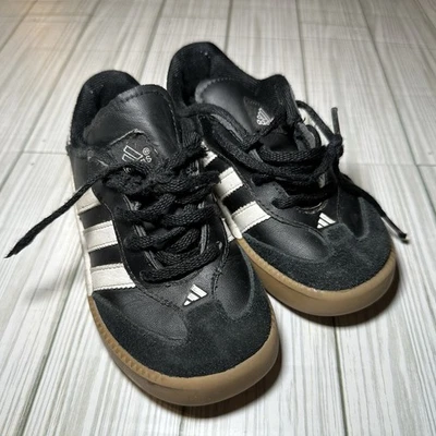 Adidas Samba M Niños Niño Bebé Talla 9.5 Niños Negro Blanco Goma Foto 1 de 4
