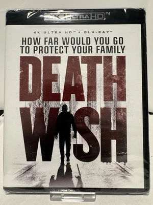 Death Wish (2018) 4K UHD + Blu-ray (Bruce Willis) - Brand New! Ships Now SALE! - Image 1 of 2