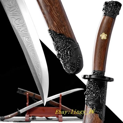 Espada funcional afilada de acero al carbono WUSHU sable chino 绣春刀 Dao Foto 1 de 4