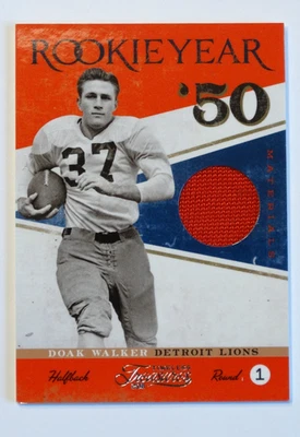 2011 Panini Rookie Year '50  DOAK WALKER  Game-Worn Jersey  /99  Detroit Lions - Image 1 of 2