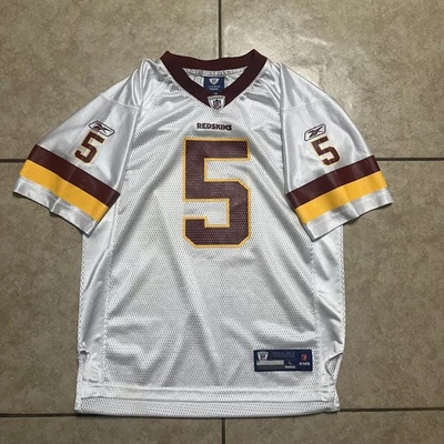 Camiseta Reebok Washington Redskins #5 Donovan McNabb NFL Juvenil XL (14/16). Foto 1 de 4