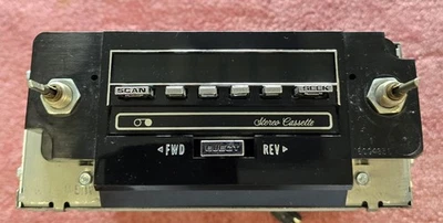 Delco 16004866 ( 96KECT1 ) AM-FM-Cassette OEM Stereo for 1979 Cadillac Seville - Image 1 of 4