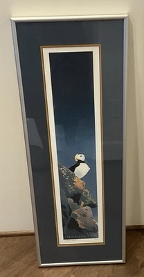 Byron Birdsall Signed L/E Framed Print PUFFIN Low Number 2/750 - Image 1 of 4