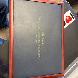 Presidential Coin Collection Franklin Mint Display Case and Coins (NOTE) - Picture 1 of 6
