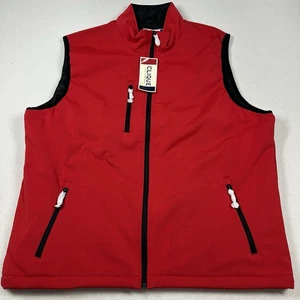 Cutter & Buck Clique Equinox Insulated Red Vest Mens Size XL NWT - Picture 1 of 10