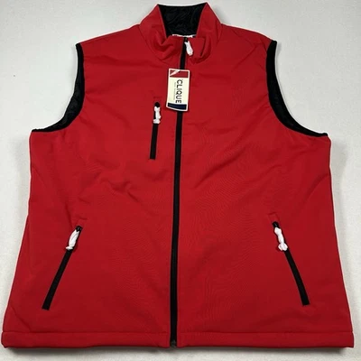 Cutter & Buck Clique Equinox Insulated Red Vest Mens Size XL NWT - Image 1 of 4
