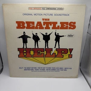 THE BEATLES HELP SOUNDTRACK LP US ORANGE CAPITOL VINYL - Bild 1 von 8