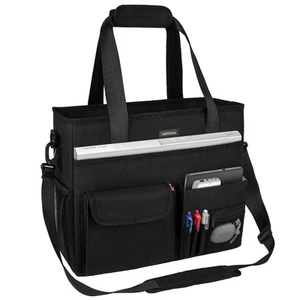 Laptop Tote Bag for Women, Large Computer Messenger Teacher Work Bag with 15.... - Picture 1 of 7