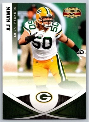 2011 Panini Gridiron Gear A.J. Hawk Green Bay Packers #95 - Image 1 of 2