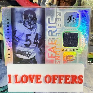 2005 UPPER DECK BRIAN URLACHER JERSEY REFLECTIONS PATCH HOLO FOIL FR-BU C STORE - Picture 1 of 4
