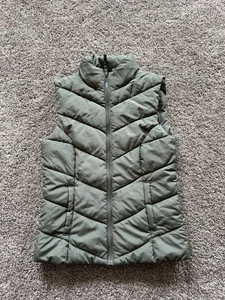 Aeropostale Green Puffer Vest Down Alternative Womens XS School - Picture 1 of 6