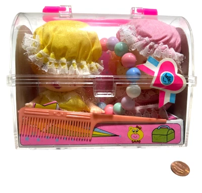 VTG Bootleg Lovely Honey Dolls Rubber Faces Original Carrying Case Hong Kong - Image 1 of 3