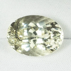 20.78 ct BEAUTIFUL SPARKLING COLORLESS YELLOW SADE OF NATURAL KUNZITE See Vdo PC - Picture 1 of 3