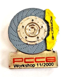 Porsche Ceramic Composite Brakes Workshop Lapel Pin _Limited Edition _ Low # - Picture 1 of 3